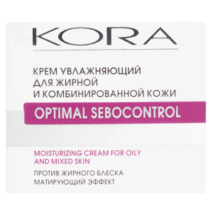 Купить: Kora 50 мл крем увлажняющий для жирной и комбинированной кожи