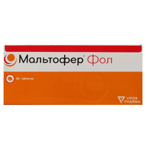 Купить: Мальтофер Фол 30 шт таблетки жевательные