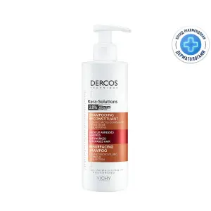 Купить Vichy Dercos Kera-Solutions 250 мл шампунь реконструирующий с про-кератином