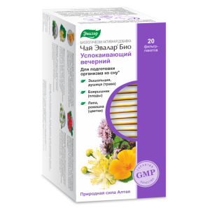 Купить: Эвалар Био Успокаивающий Вечерний 2 г 20 шт