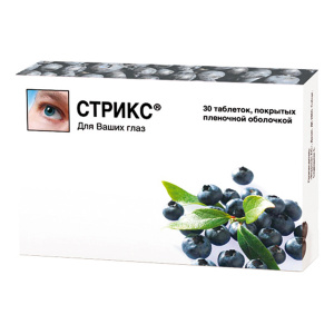 Купить: Стрикс 30 шт таблетки покрытые пленочной оболочкой
