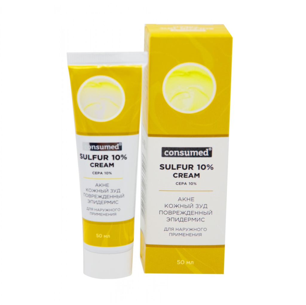 Купить Consumed Cream Sulfur 10 % 50 мл паста для наружного применения серная