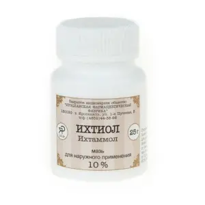 Купить Ихтиоловая мазь 10% 25 г для наружного применения