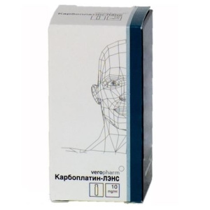 Купить: Карбоплатин-ЛЭНС 10 мг/мл 15 мл концентрат для приготовления раствора для инфузий