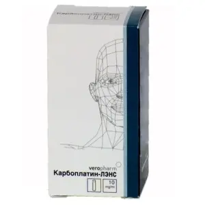 Купить Карбоплатин-ЛЭНС 10 мг/мл 15 мл концентрат для приготовления раствора для инфузий