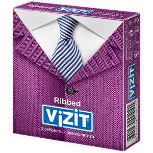 Купить: Vizit Ribbed 3 шт презервативы ребристые