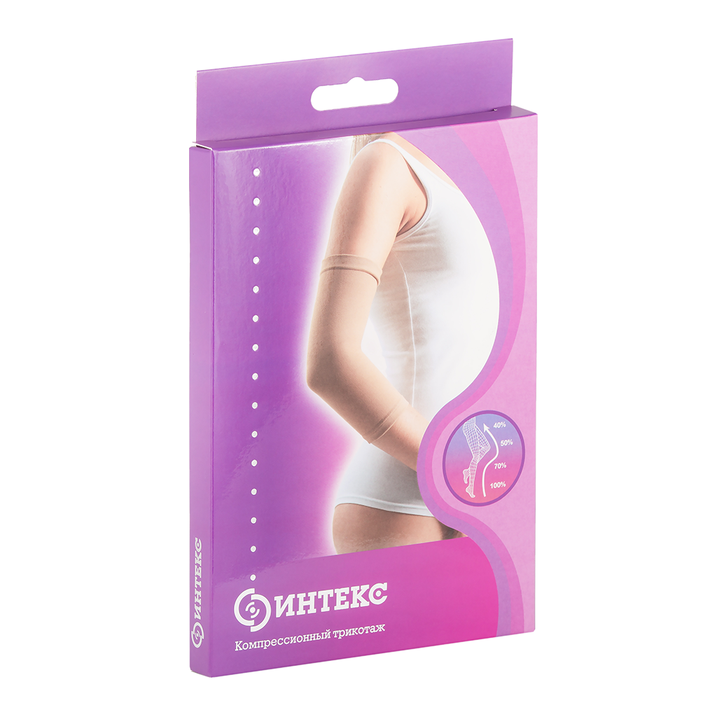 Купить Интекс бандаж для локтевого сустава размер L налокотник бежевый класс 1