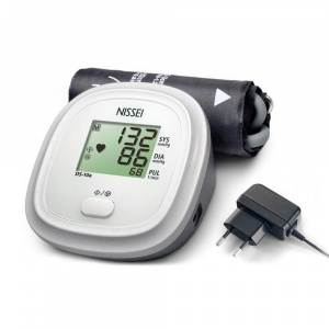 Купить: Nissei DS-10A тонометр автоматический на плечо с адаптером и манжетой 22-32 см