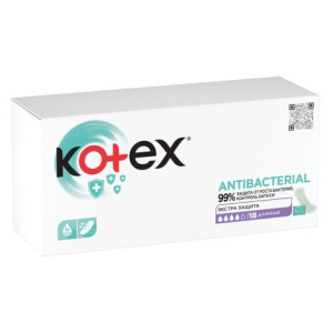 Купить: Kotex 18 шт прокладки ежедневные длинные антибактериальные