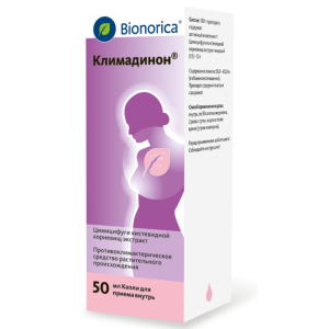 Купить: Климадинон 50 мл капли для приема внутрь