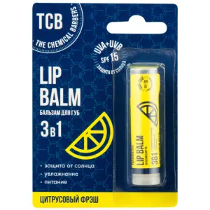 Купить The Chemical Barbers 5 г бальзам для губ 3 в 1 цитрусовый фрэш