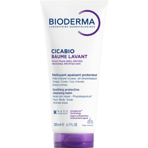 Купить: Bioderma Cicabio 200 мл бальзам для лица и тела и кожи головы восстанавливающий очищающий 