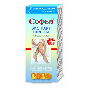 Купить: Софья 75 мл крем-гель для ног биоактивный экстракт пиявки с охлаждающим эффектом