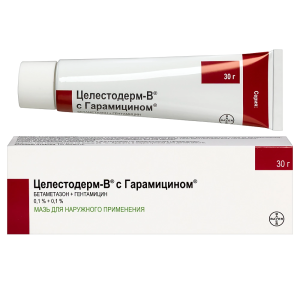 Купить: Целестодерм В с Гарамицином 0,1% 30 г мазь для наружного применения