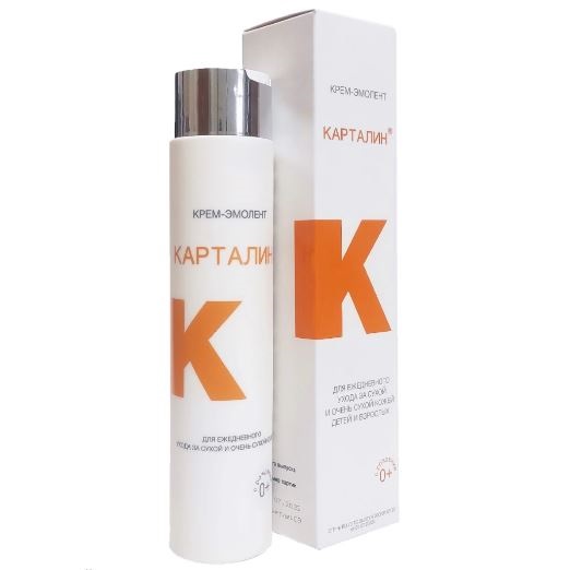 Купить Карталин 300 мл крем-эмолент для ежедневного ухода за сухой и очень сухой кожей