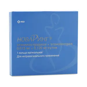 Купить НоваРинг 15 мкг + 120 мкг 1 шт кольцо вагинальное