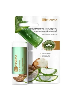 Купить: ВС Beauty Care бальзам для губ 4,5 г зеленый чай-масло ши защитный