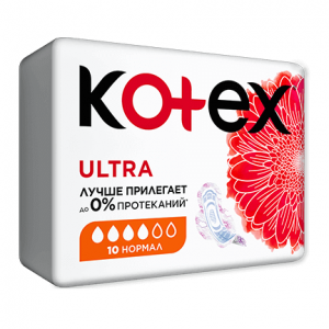 Купить: Kotex Ultra Normal 10 шт прокладки