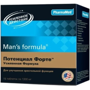 Купить: Man's formula Потенциал Форте усиленная формула 15 шт капсулы