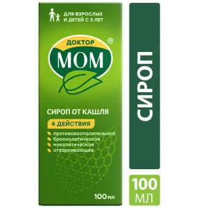 Купить Доктор Мом 100 мл сироп