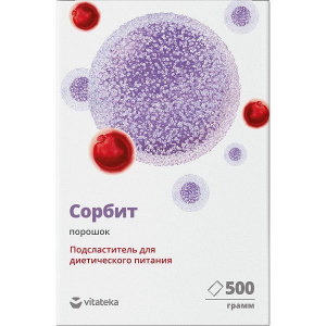 Купить: Vitateka Сорбит 500 г порошок подсластитель пищевой