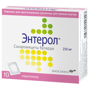 Купить: Энтерол 250 мг 10 шт порошок для приготовления суспензии для приема внутрь