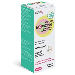 Купить Ксило нордум 140 мкг / доза 15 мл спрей назальный дозированный с ментолом и эвкалиптом