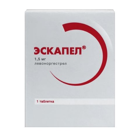 Купить Эскапел 1,5 мг 1 шт таблетки