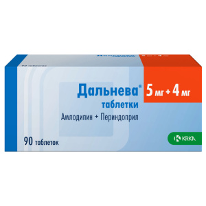 Купить: Дальнева 5 мг + 4 мг 90 шт таблетки
