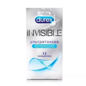 Купить: Durex Invisible Emojii презервативы ультра тонкие 12 шт.