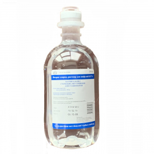 Купить: Натрия Хлорид  р-р д/инф 0,9% 500мл