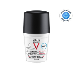 Купить: Vichy Homme 50 мл дезодорант-антиперспирант против пятен 48 часов