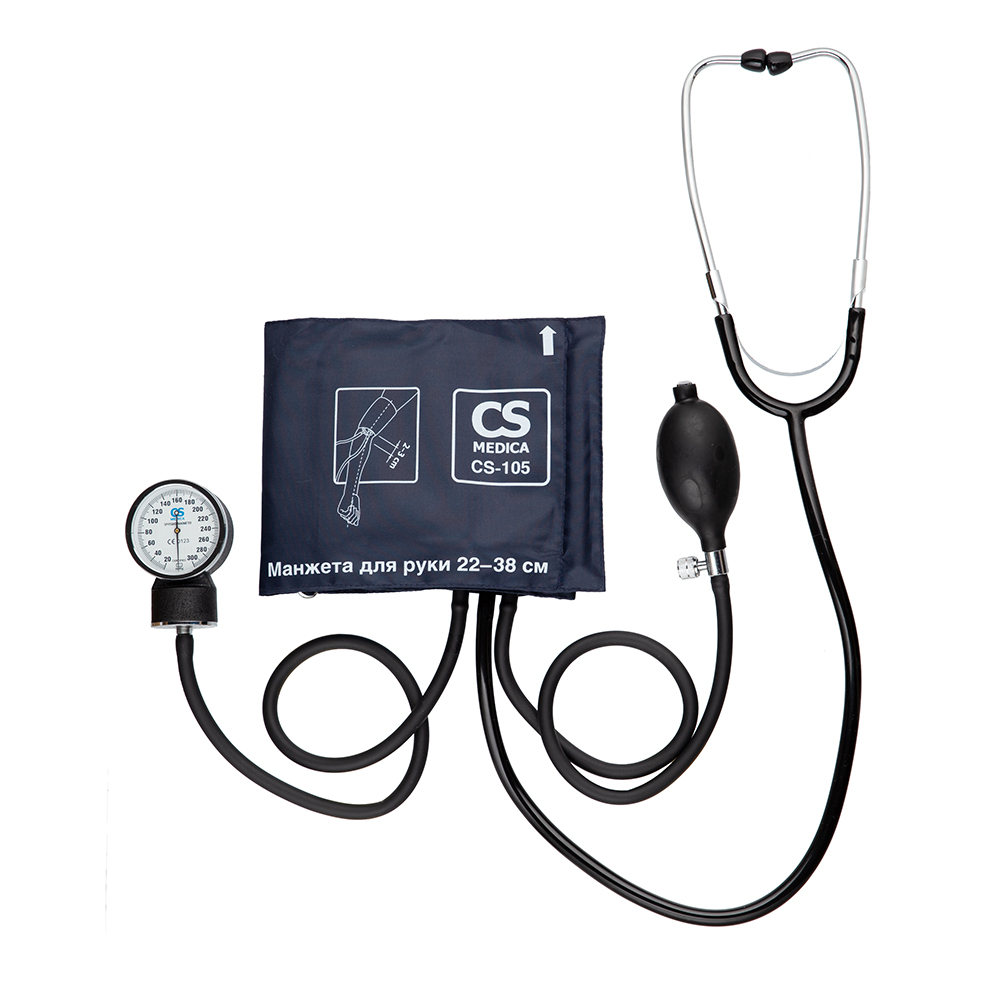 Купить CS Medica CS-105 тонометр механический с фонендоскопом