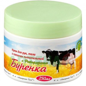 Купить: Буренка 250 мл крем для лица питательный