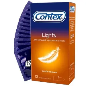 Купить Contex Lights 12 шт презервативы особо тонкие