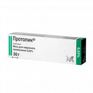 Купить Протопик 0,03% 30 г мазь для наружного применения