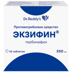 Купить: Экзифин 250 мг 16 шт таблетки