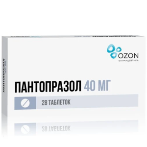 Купить: Пантопразол 40 мг 28 шт таблетки кишечнорастворимые покрытые пленочной оболочкой