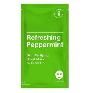 Купить: Glam Up 21 г маска тканевая для лица освежающая экстракт перечной мяты