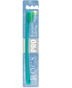 Купить: Rocs Pro Brackets & Ortho щетка зубная мягкая