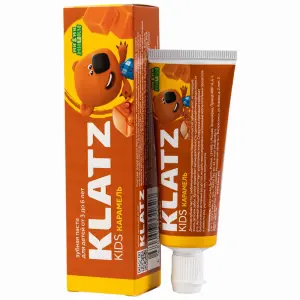 Купить Klatz Kids 40 мл паста зубная для детей мимимишки карамель 3-6 лет