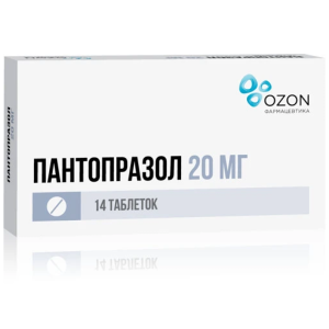 Купить: Пантопразол 20 мг 14 шт таблетки кишечнорастворимые покрытые оболочкой