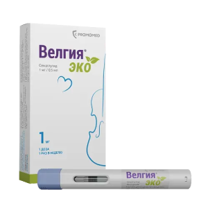 Купить: Велгия Эко 1 мг/доз 0,5 мл 4 шт раствор для подкожного введения шприц в автоинжекторе