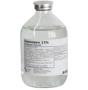 Купить: Аминовен 15% 500 мл 10 шт раствор для инфузий