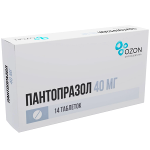 Купить: Пантопразол 40 мг 14 шт таблетки кишечнорастворимые покрытые оболочкой