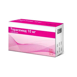 Купить Торасемид 10 мг 30 шт таблетки
