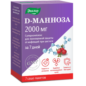 Купить: D-Манноза Суперкомплекс порошок  3,7 г 7 шт в саше-пакетике 