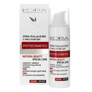 Купить: Kora 30 мл крем-гель для век масло ши п/отеков и морщин