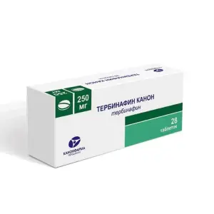 Купить Тербинафин 250 мг 28 шт таблетки