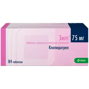 Купить Зилт 75 мг 84 шт таблетки покрытые пленочной оболочкой